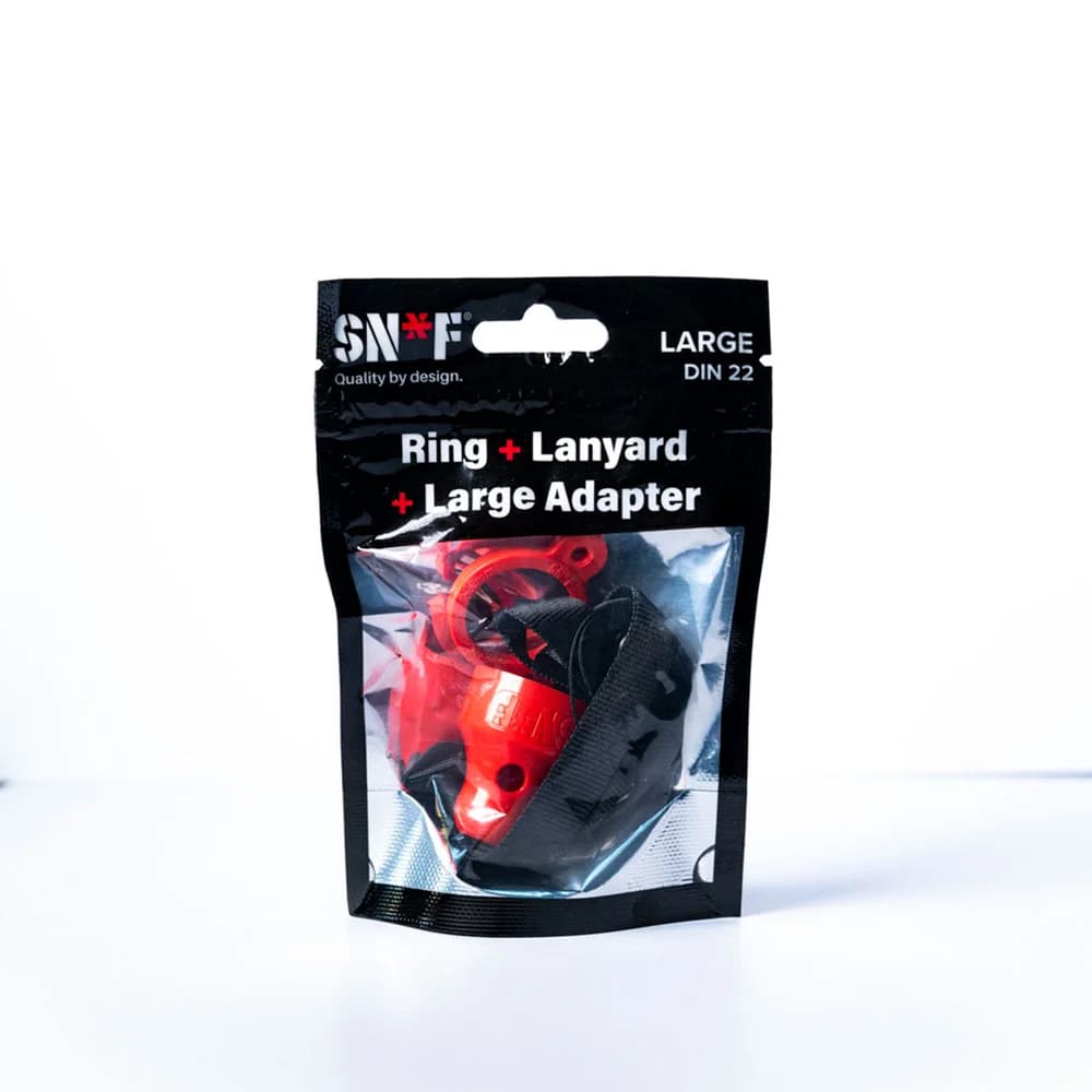 SN*F Lanyard + ring pouch, red (SNFLRR-S)