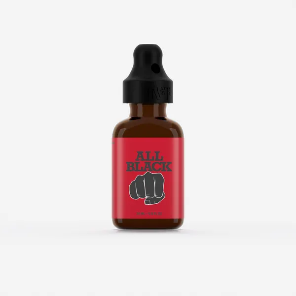 All Black 24ml, Single, Black