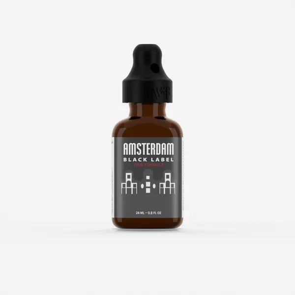 Amsterdam Black Label 24ml, Single, Black