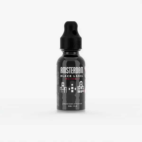 Amsterdam Black Label 30ml, Single, Black