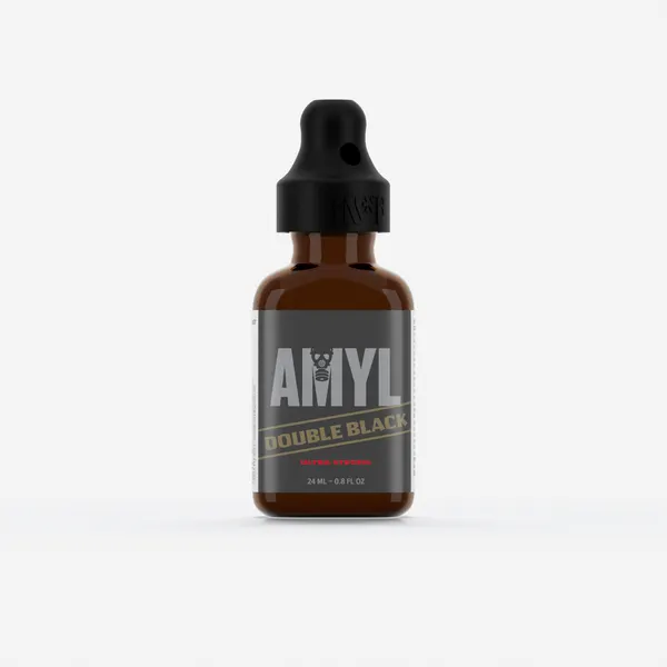 Amyl double black 24ml, Single, Black
