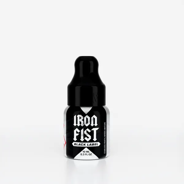 Iron Fist Black Label 10ml, Single, Black