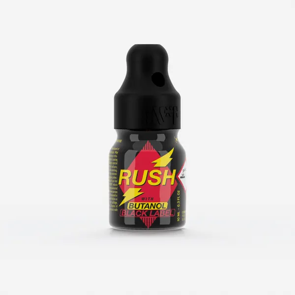 Rush with butanol black label 10ml, Single, Black