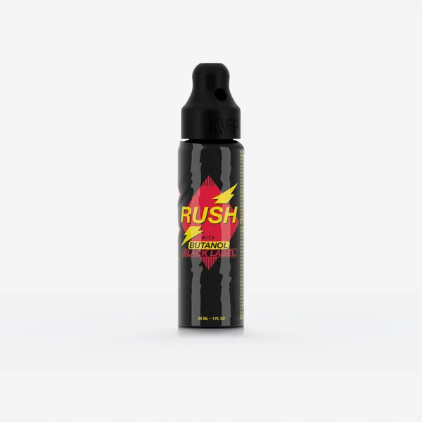Rush with butanol black label 24ml slim, Single, Black
