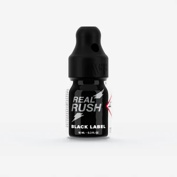 Real Rush Black Label 10ml, Single, Black