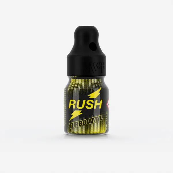 Rush Turbo Amyl 10ml, Single, Black