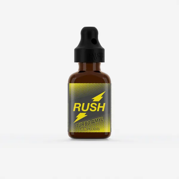 Rush Turbo Amyl 24ml, Single, Black