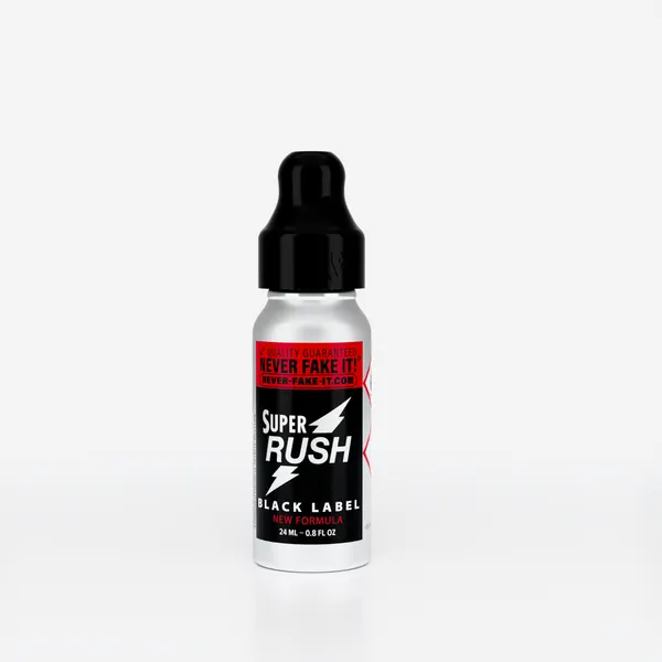 Super Rush Black Label Aluminium 24ml, Single, Black
